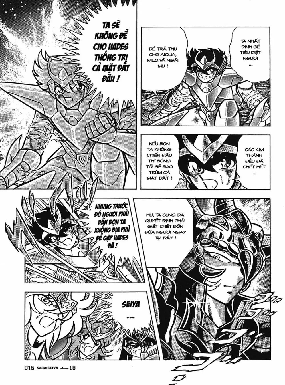 Truyện Tranh Áo Giáp Vàng - Saint Seiya trang 4