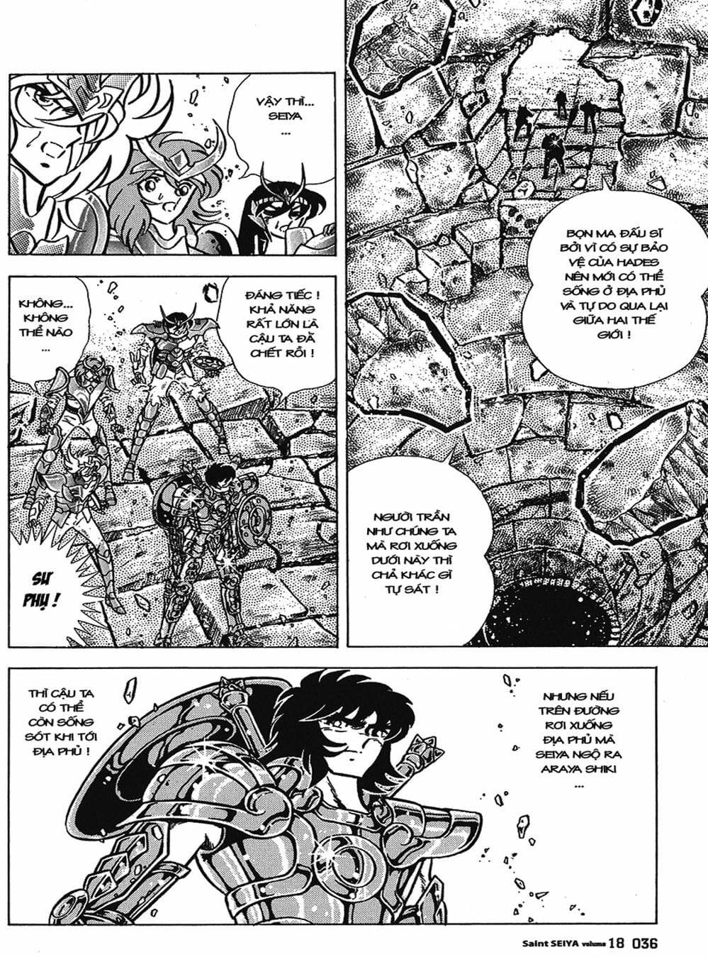 Truyện Tranh Áo Giáp Vàng - Saint Seiya trang 4