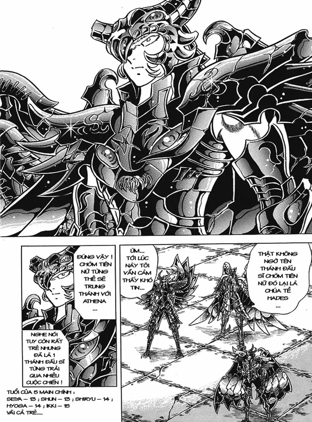 Truyện Tranh Áo Giáp Vàng - Saint Seiya trang 4