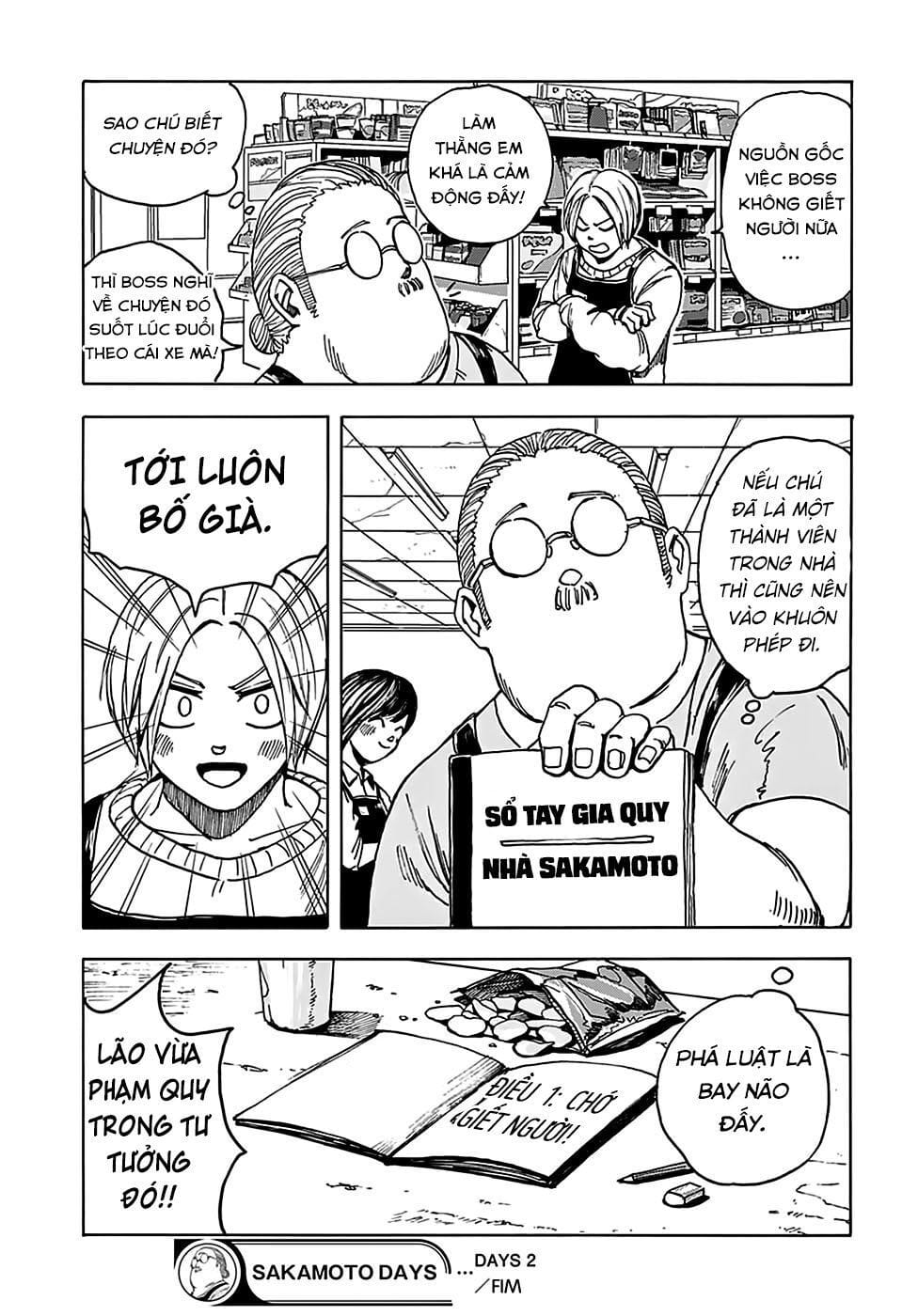 Truyện Tranh Sát Thủ Về Vườn - Sakamoto Days trang 7