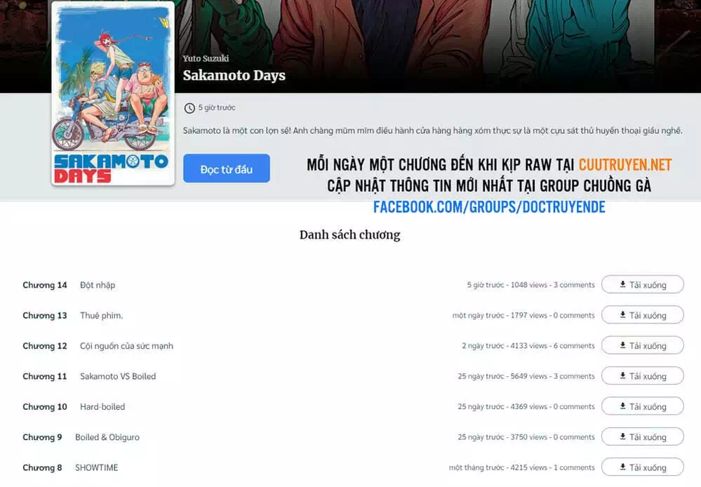 Truyện Tranh Sát Thủ Về Vườn - Sakamoto Days trang 6