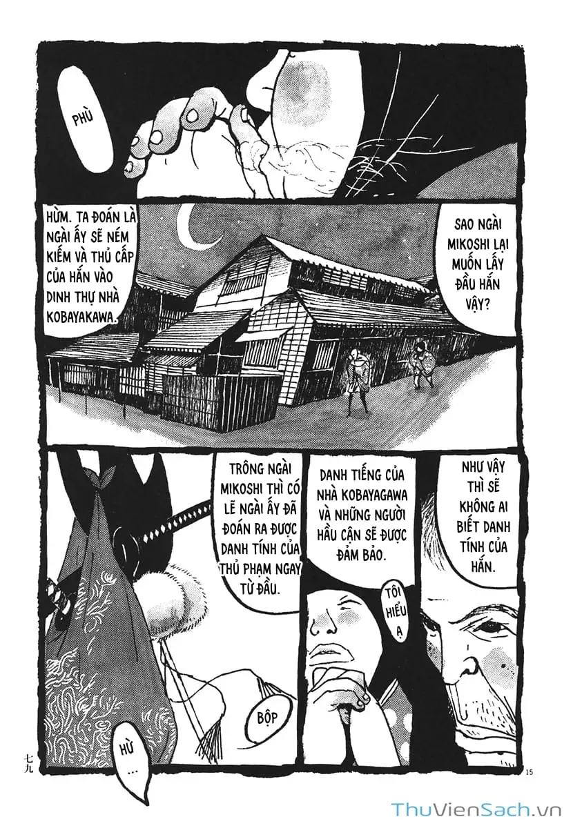 Truyện Tranh Samurai Kiếm Tre - Bamboo Samurai trang 4