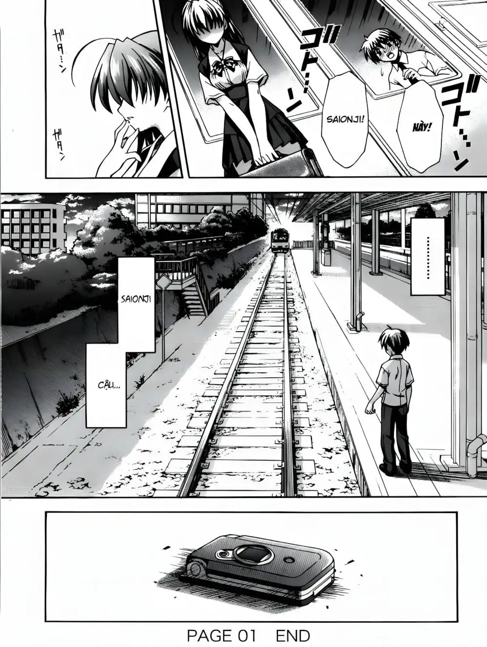 Truyện Tranh Học Đường - School Days trang 6