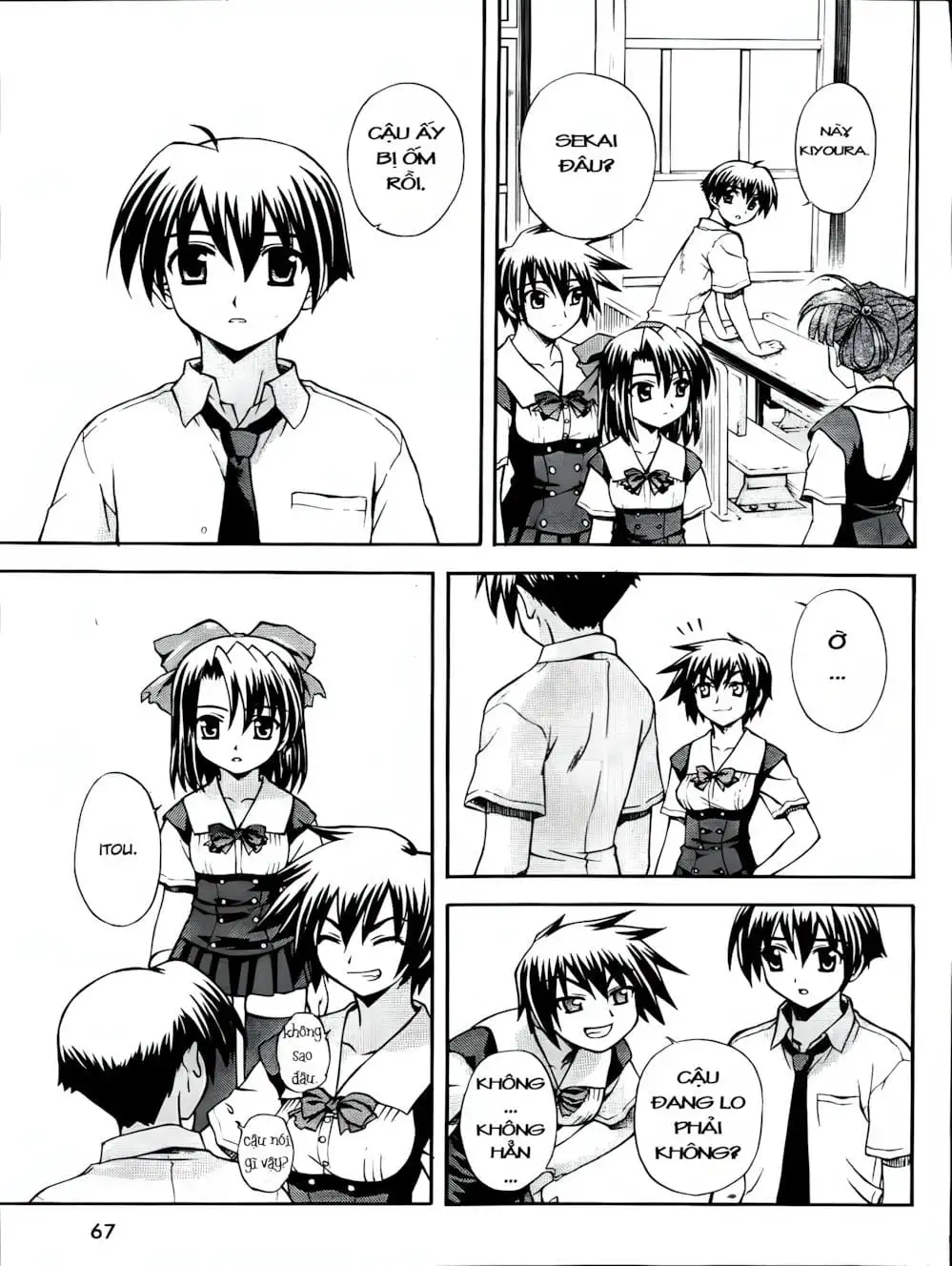 Truyện Tranh Học Đường - School Days trang 6