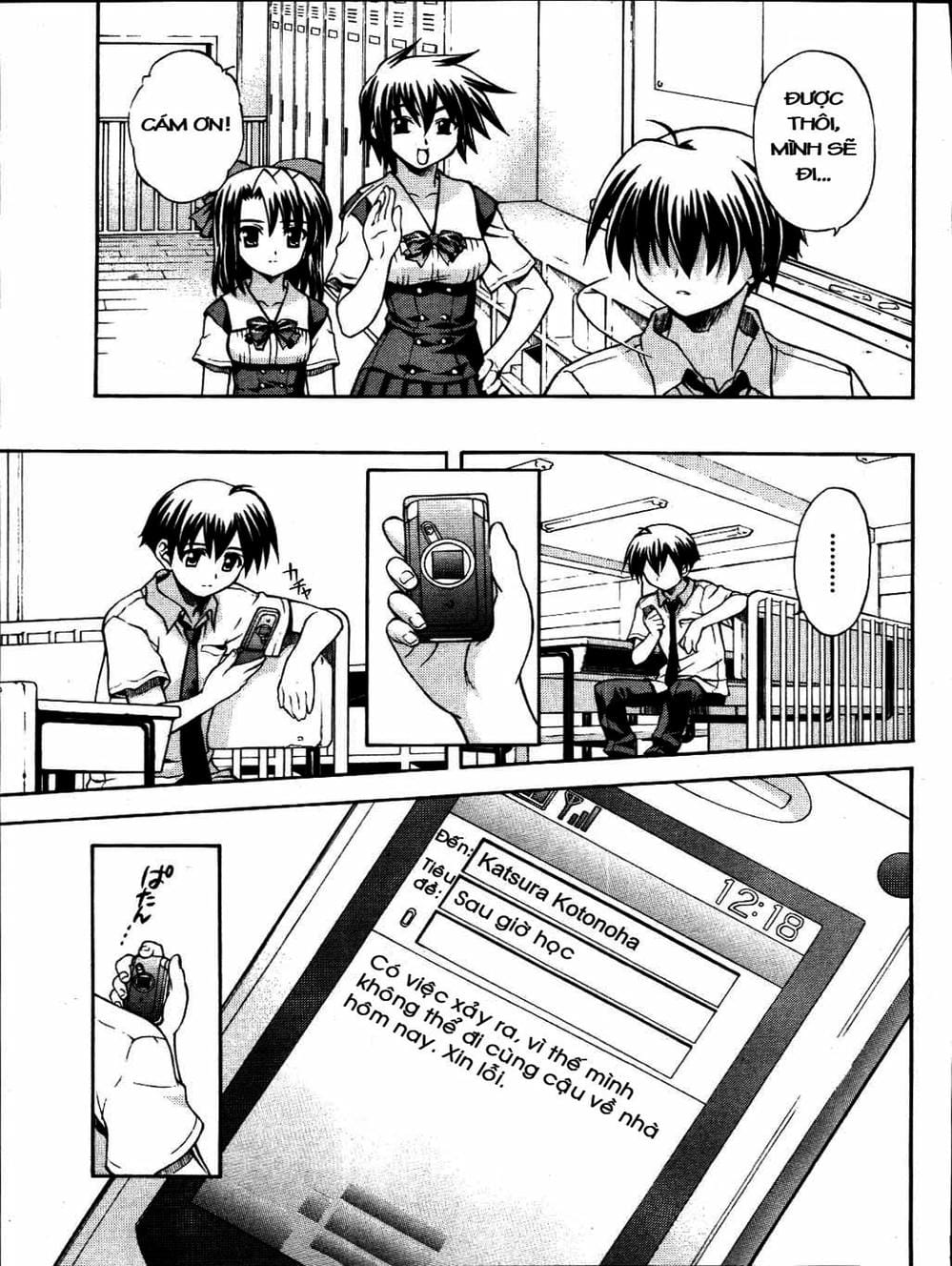 Truyện Tranh Học Đường - School Days trang 6