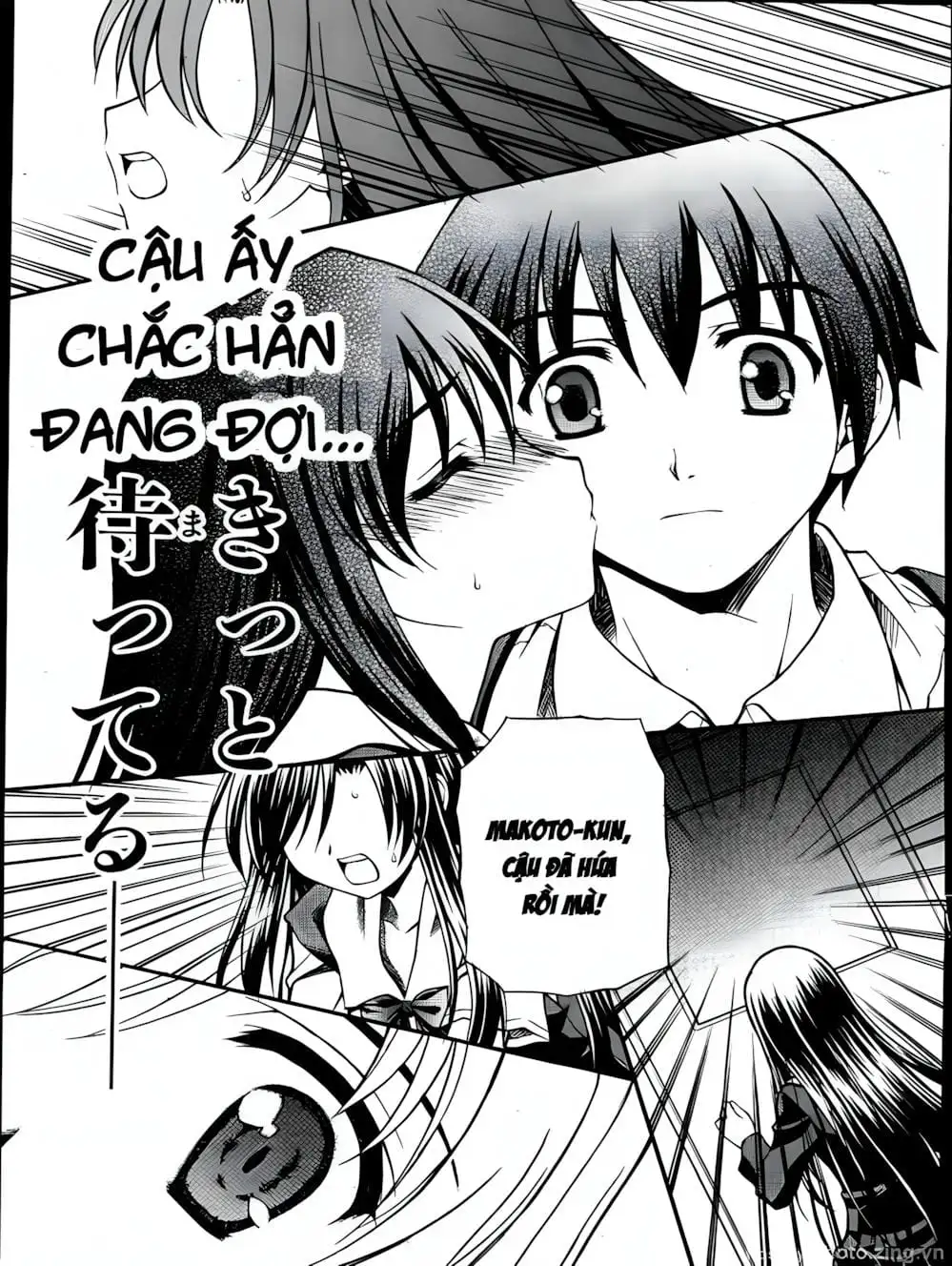 Truyện Tranh Học Đường - School Days trang 6