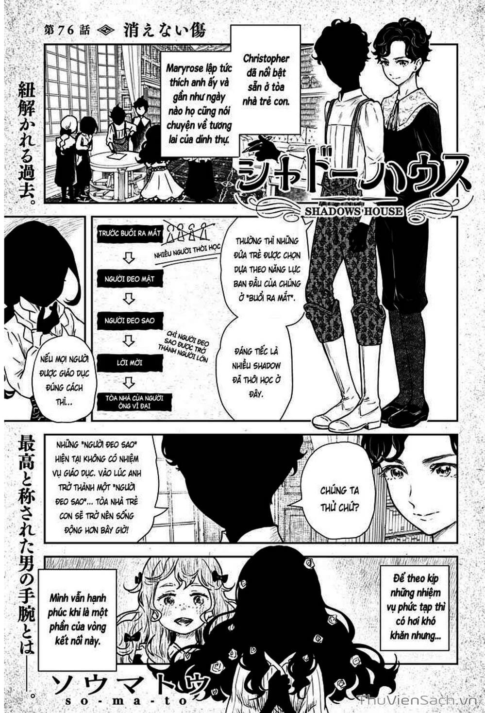 Truyện Tranh Gia Tộc Bóng Đêm - Shadows House trang 5