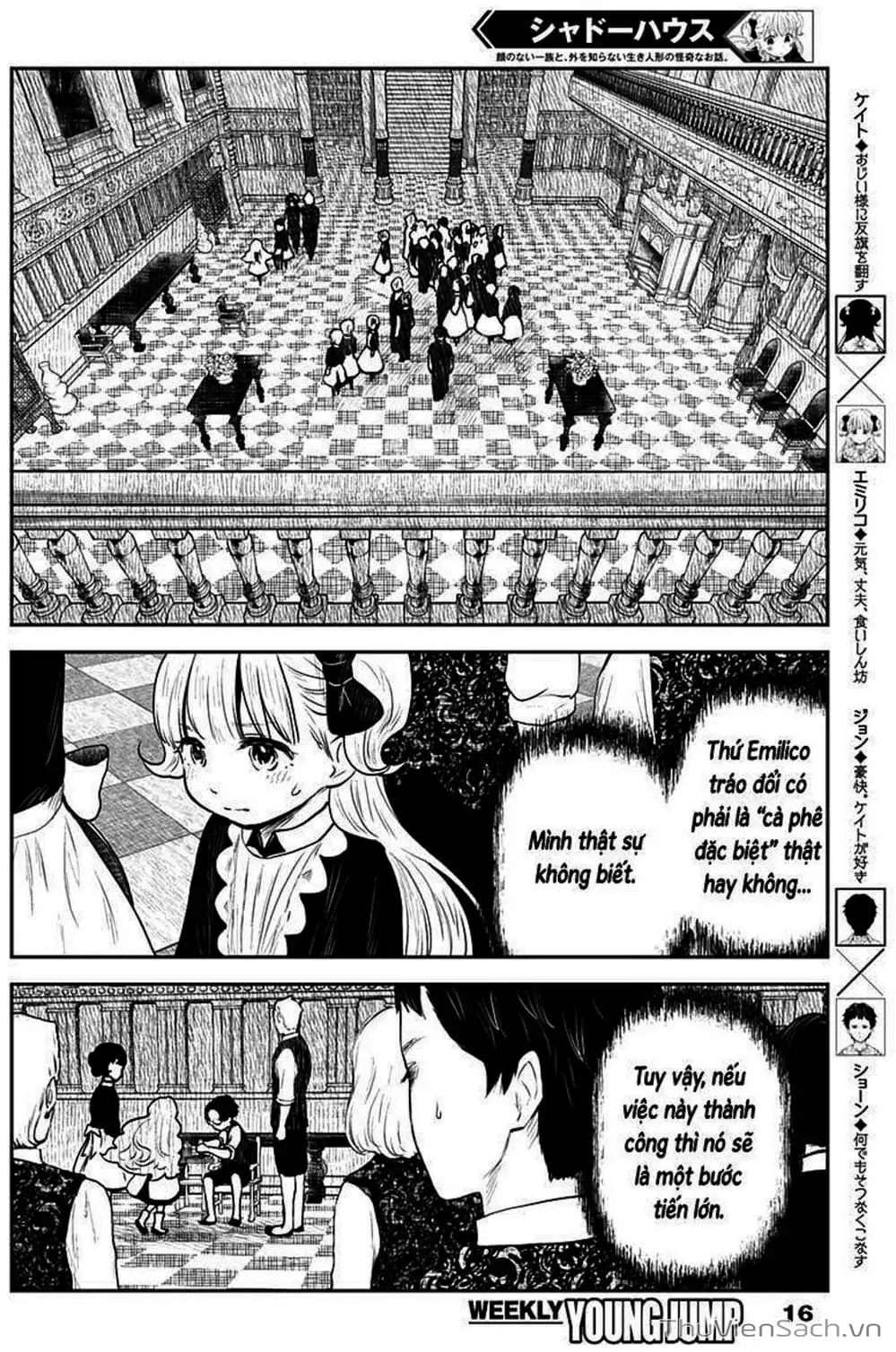 Truyện Tranh Gia Tộc Bóng Đêm - Shadows House trang 5
