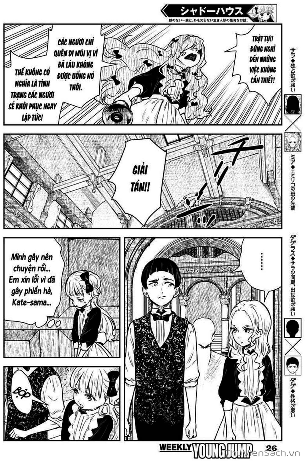 Truyện Tranh Gia Tộc Bóng Đêm - Shadows House trang 5