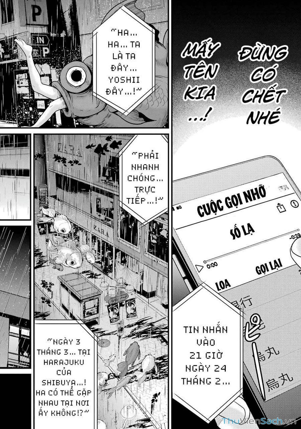 Truyện Tranh Cá Vàng Sát Thủ - Shibuya Kingyo trang 4