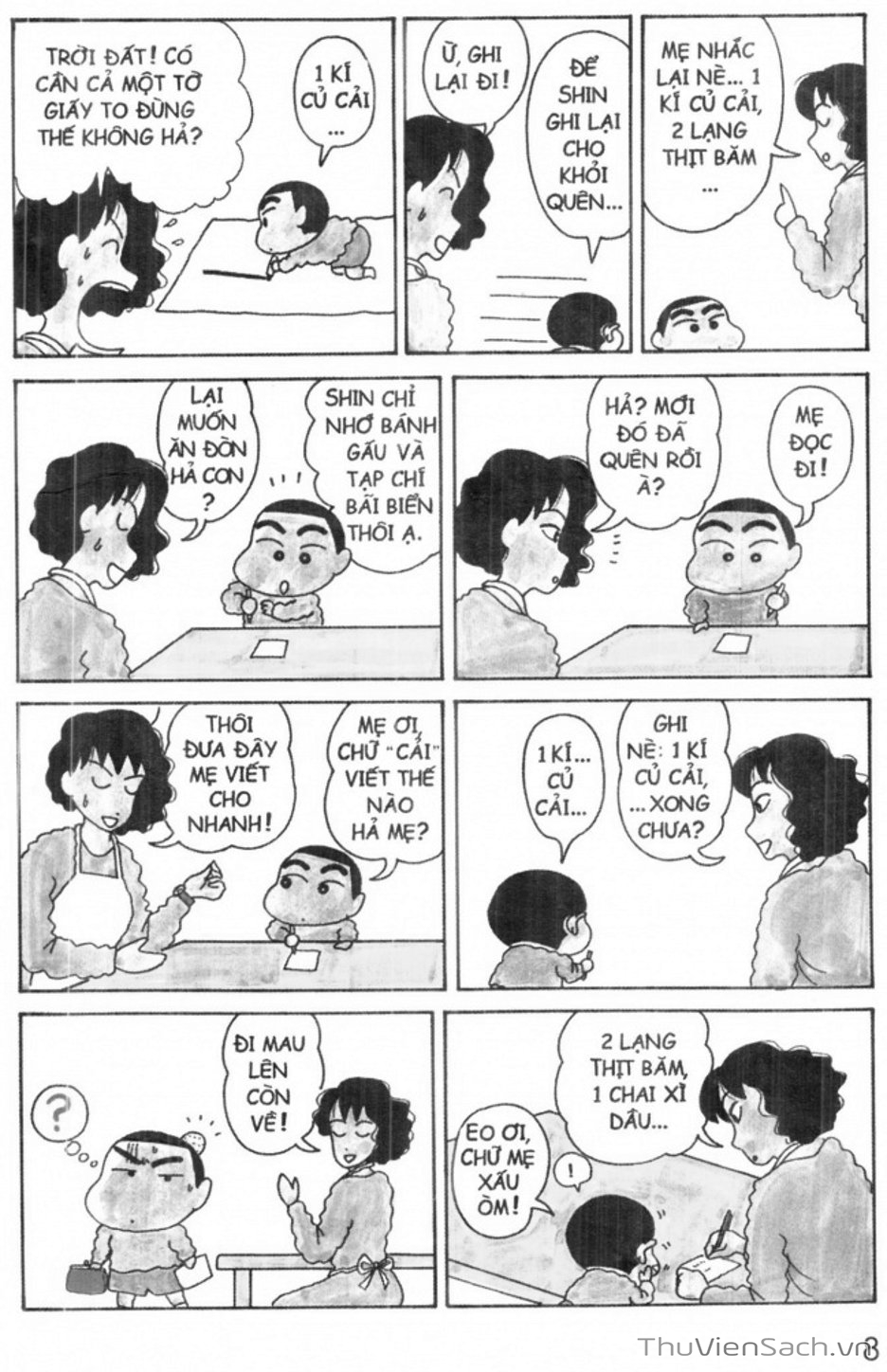 Truyện Tranh Shin - Cậu Bé Bút Chì trang 3