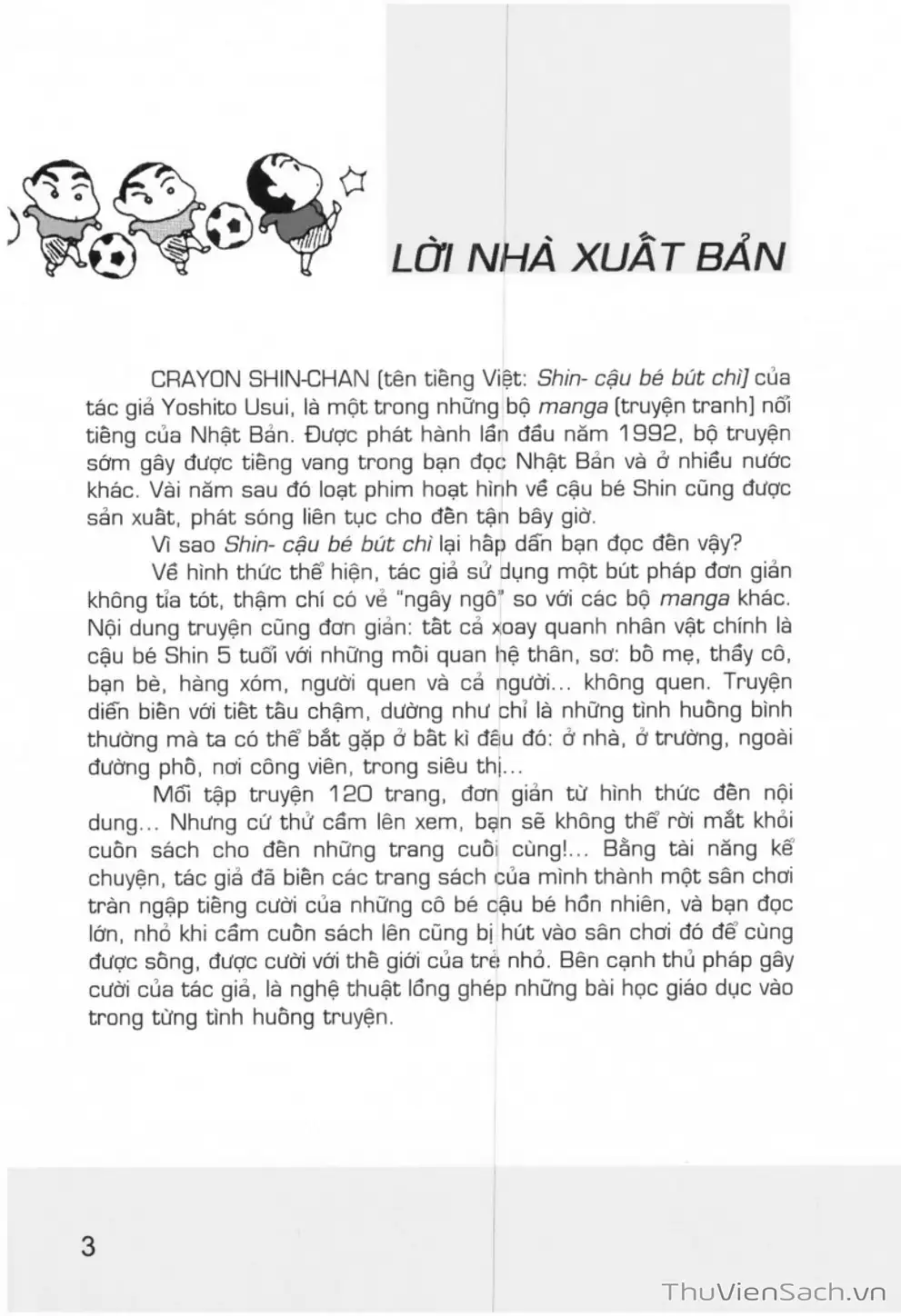 Truyện Tranh Shin - Cậu Bé Bút Chì trang 3