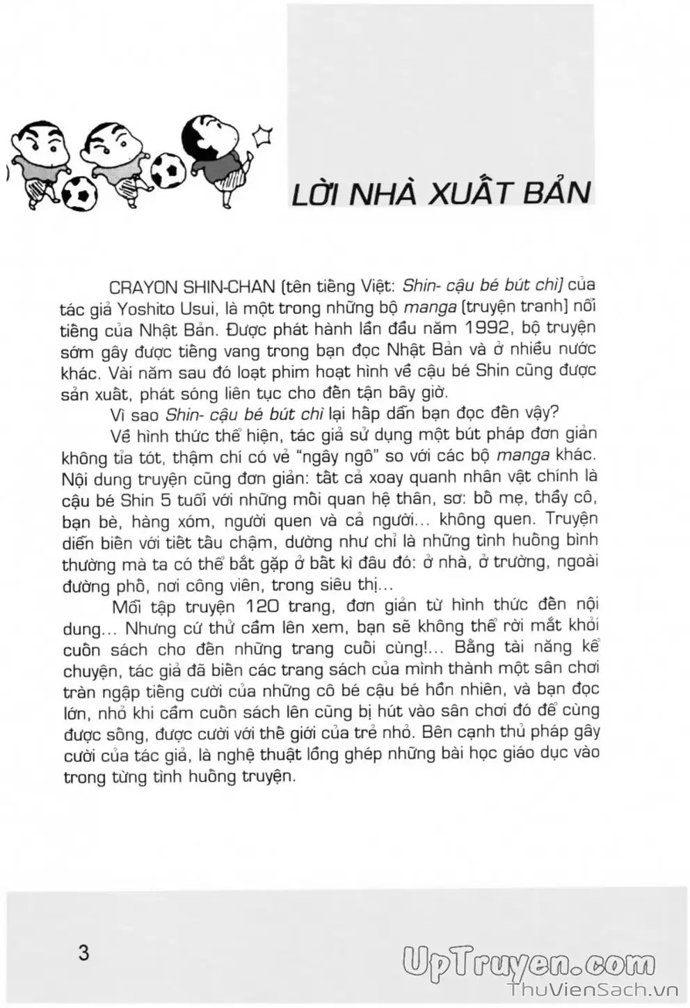 Truyện Tranh Shin - Cậu Bé Bút Chì trang 3