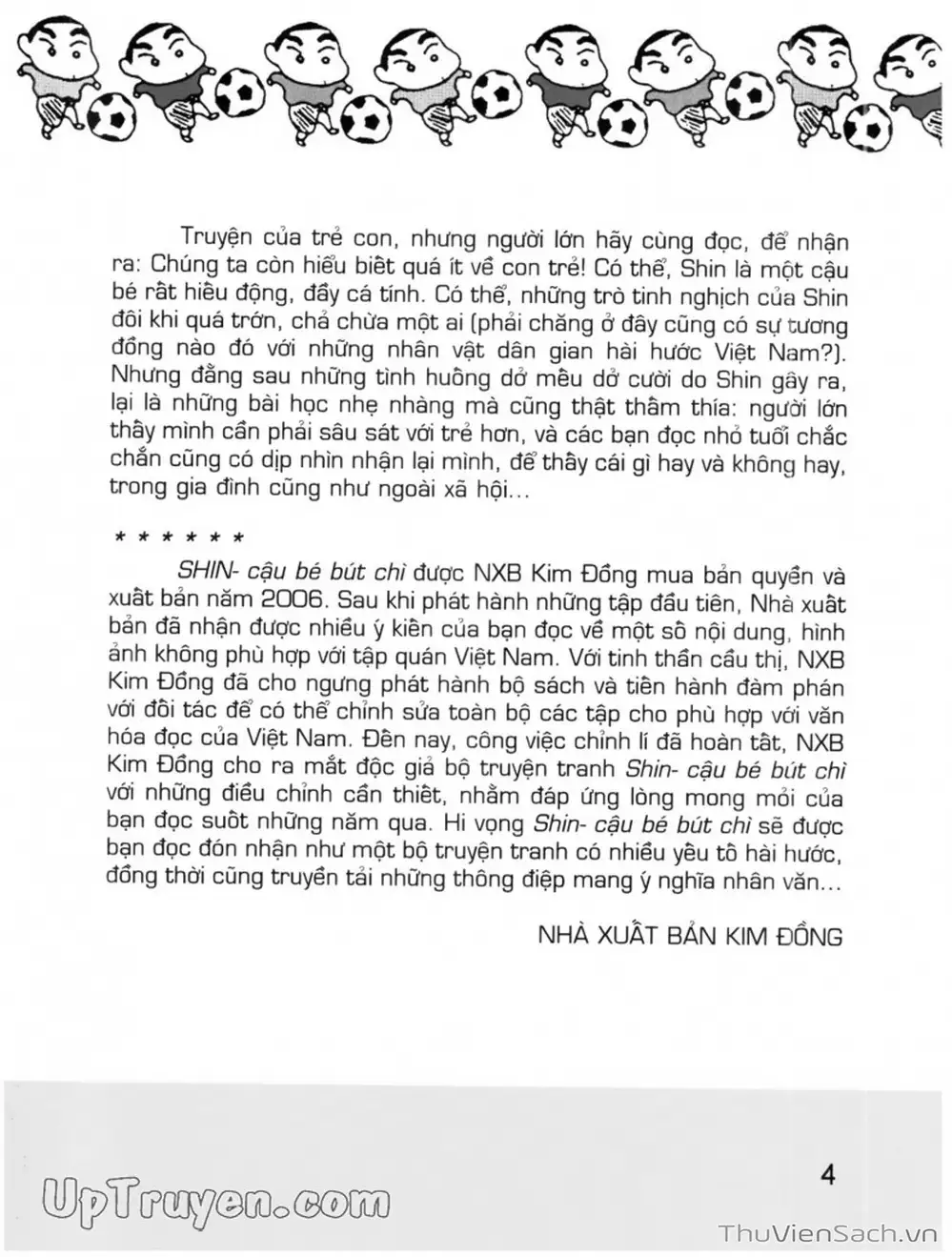 Truyện Tranh Shin - Cậu Bé Bút Chì trang 3