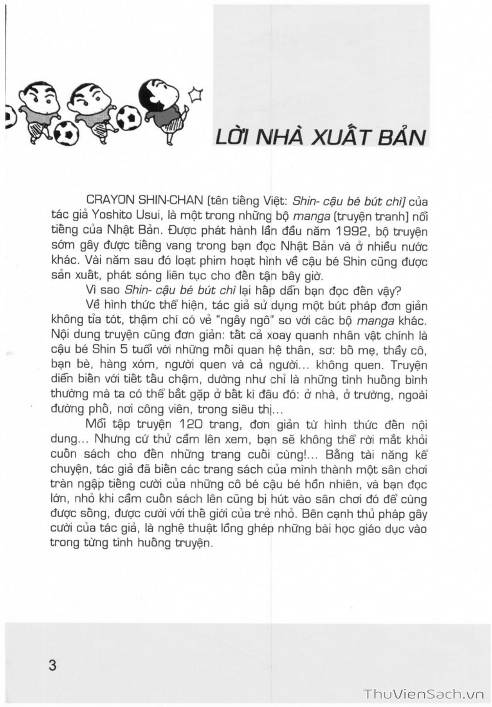 Truyện Tranh Shin - Cậu Bé Bút Chì trang 3