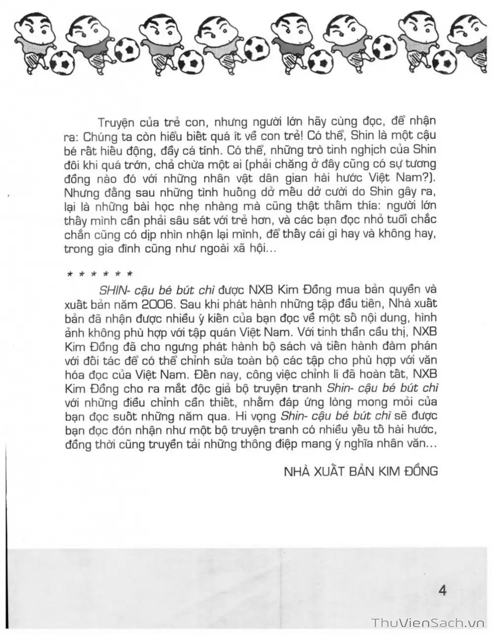 Truyện Tranh Shin - Cậu Bé Bút Chì trang 3