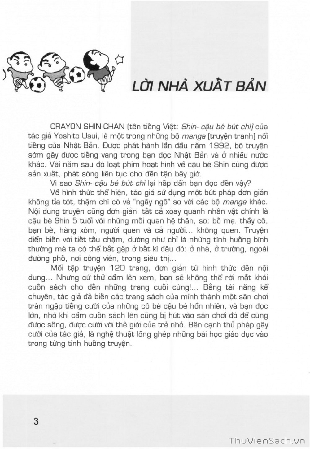 Truyện Tranh Shin - Cậu Bé Bút Chì trang 3