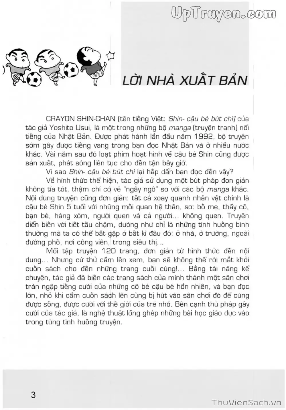 Truyện Tranh Shin - Cậu Bé Bút Chì trang 3