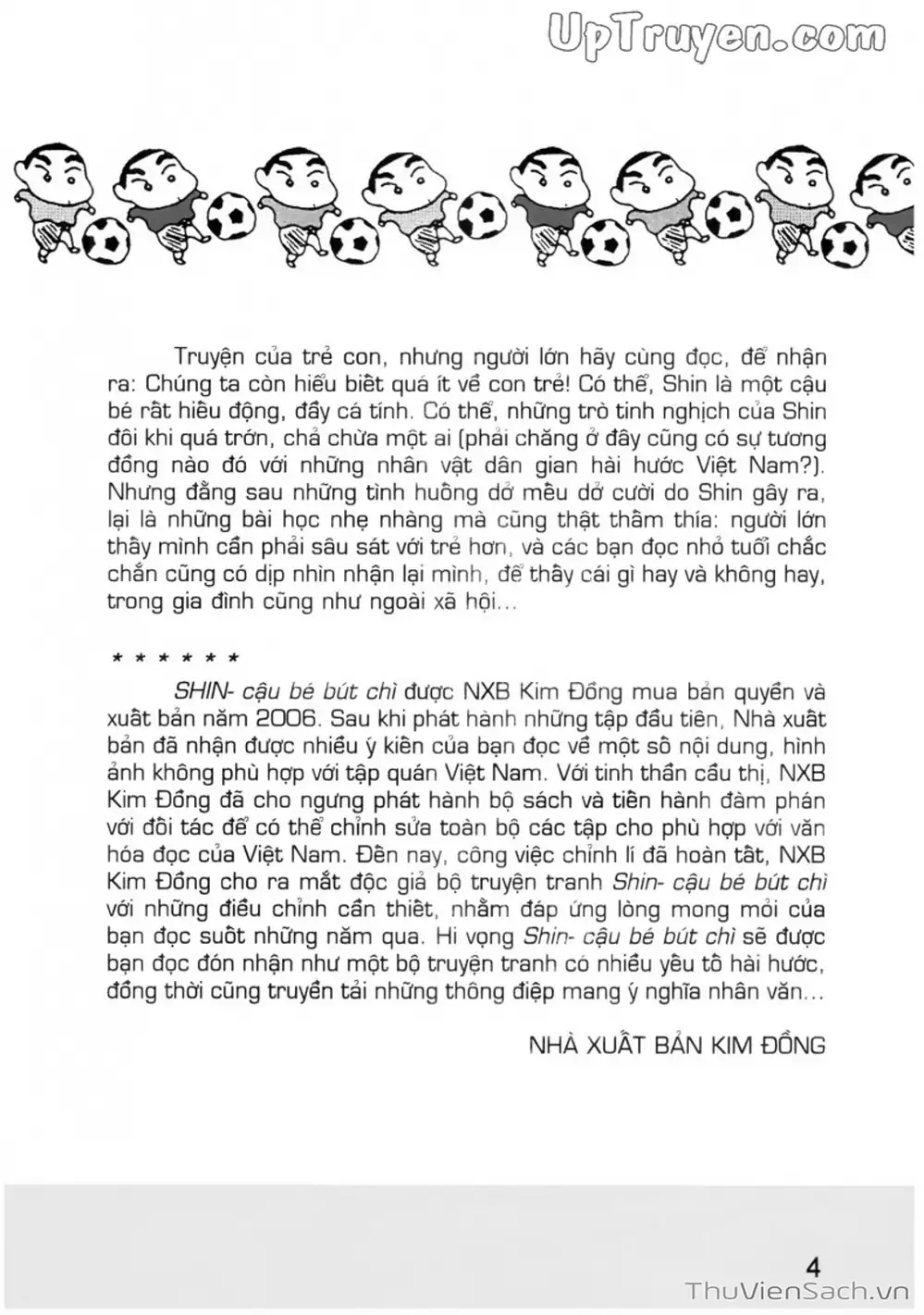 Truyện Tranh Shin - Cậu Bé Bút Chì trang 3