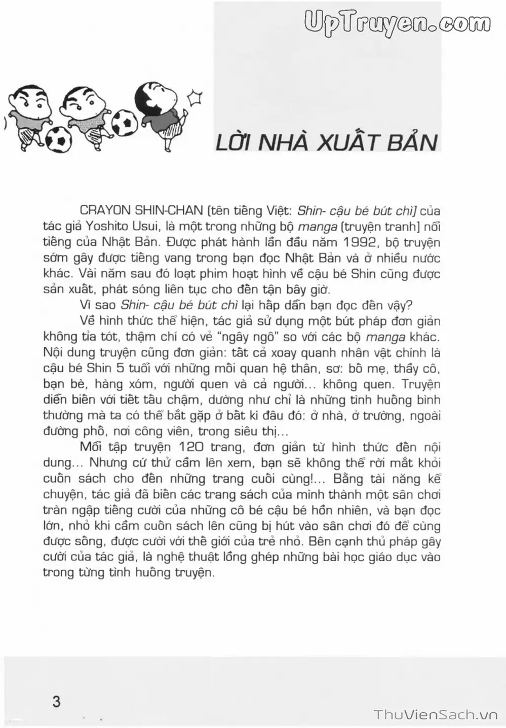Truyện Tranh Shin - Cậu Bé Bút Chì trang 3