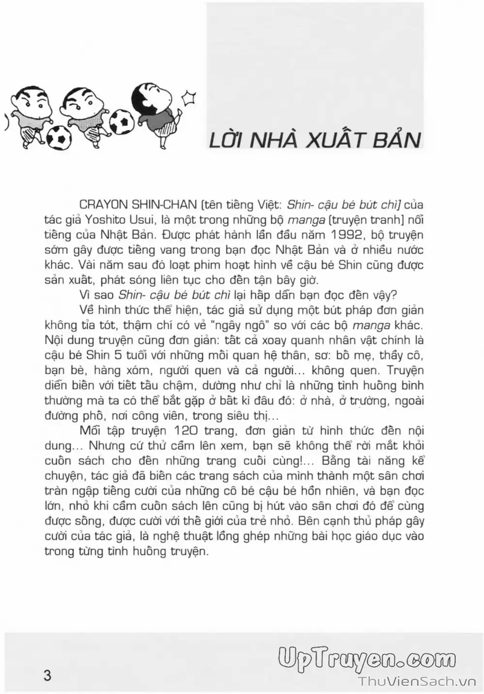 Truyện Tranh Shin - Cậu Bé Bút Chì trang 3