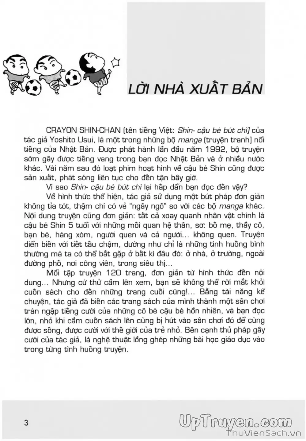 Truyện Tranh Shin - Cậu Bé Bút Chì trang 3