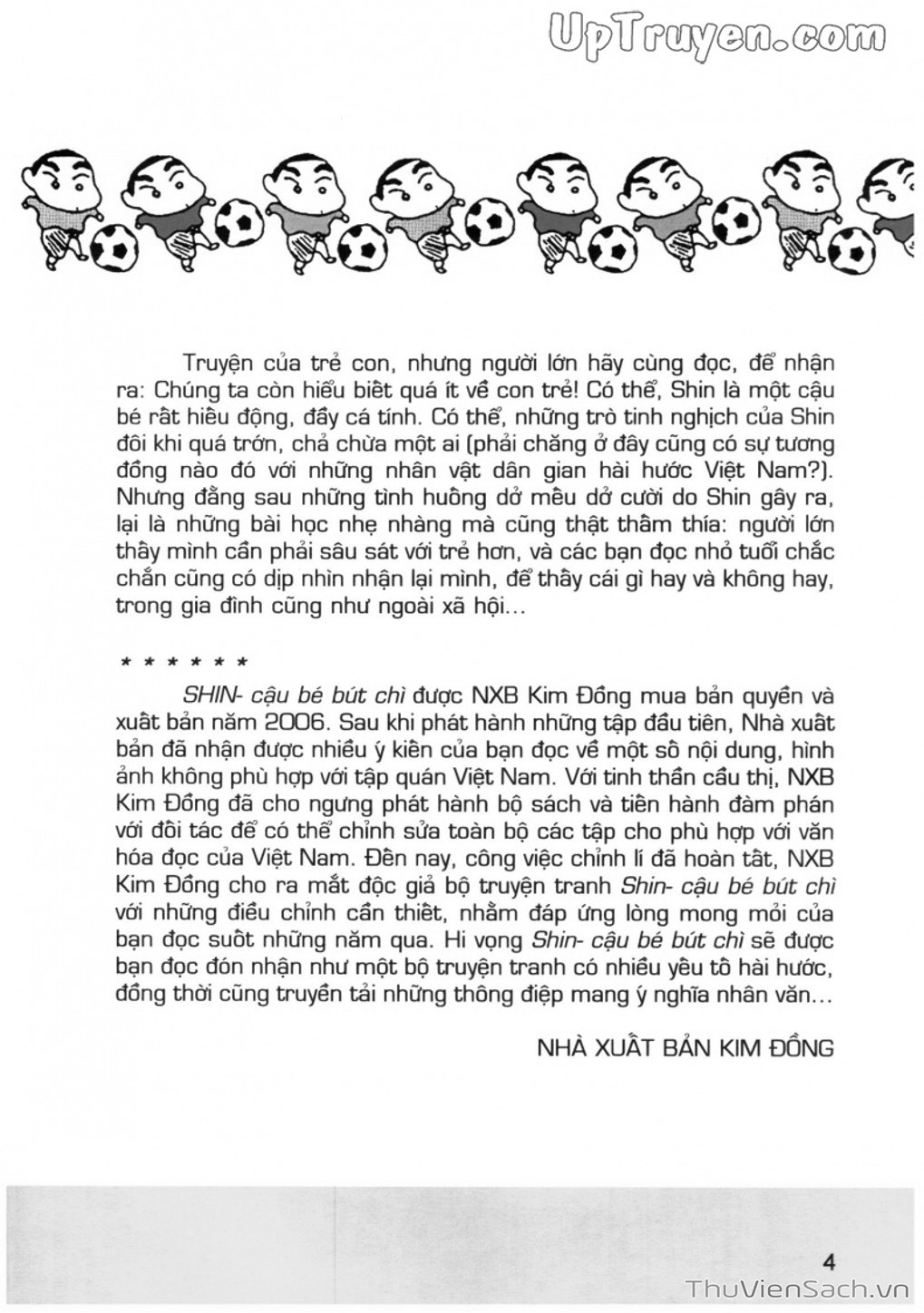 Truyện Tranh Shin - Cậu Bé Bút Chì trang 3