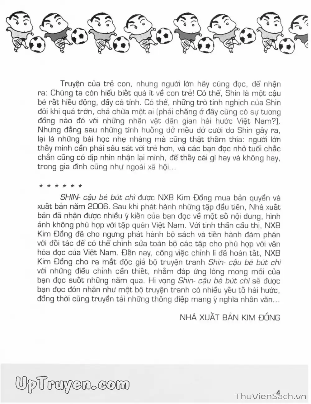 Truyện Tranh Shin - Cậu Bé Bút Chì trang 3