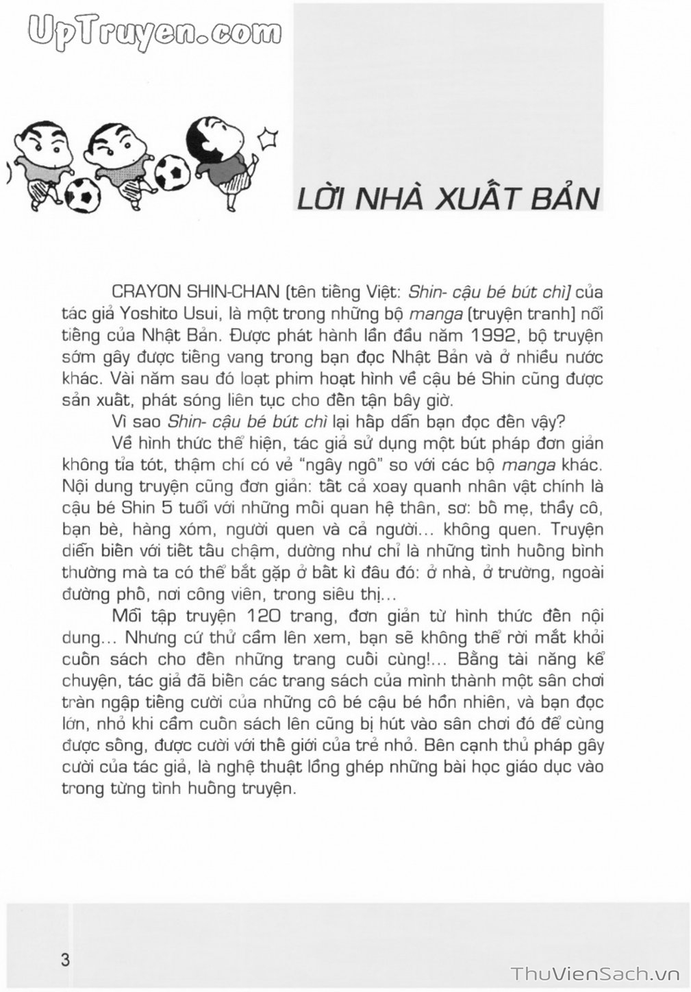 Truyện Tranh Shin - Cậu Bé Bút Chì trang 3