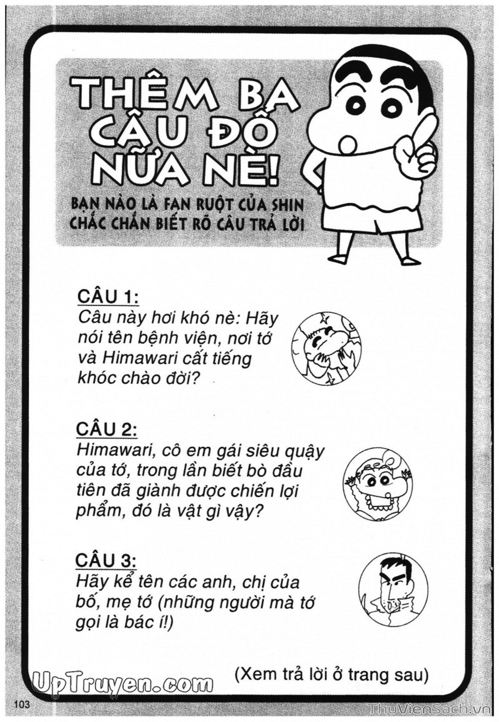 Truyện Tranh Shin - Cậu Bé Bút Chì trang 3