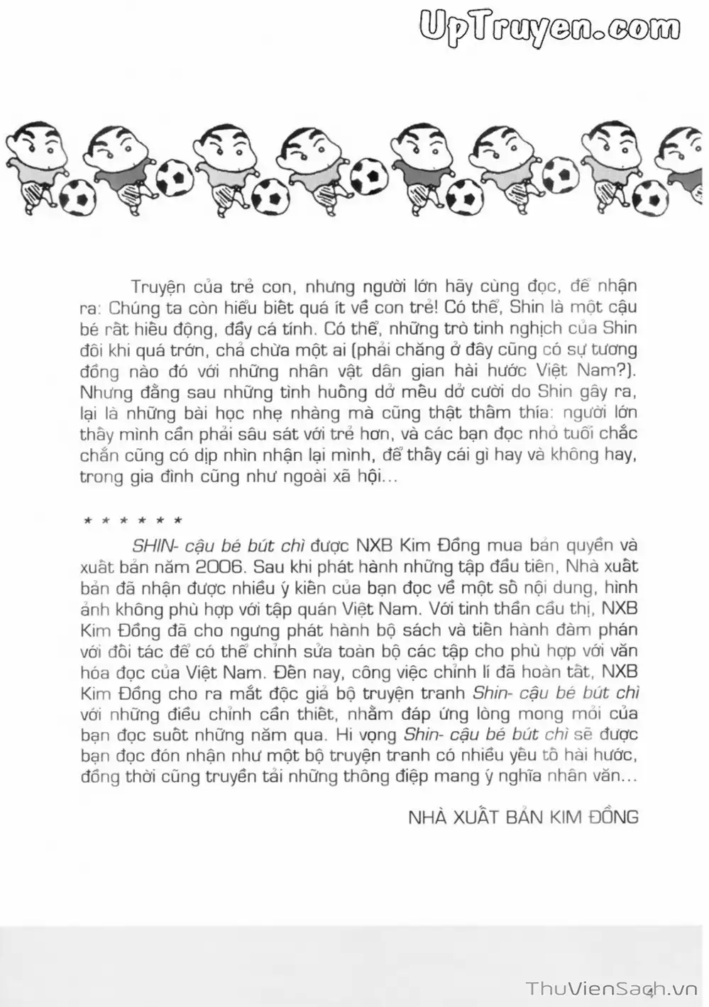 Truyện Tranh Shin - Cậu Bé Bút Chì trang 3