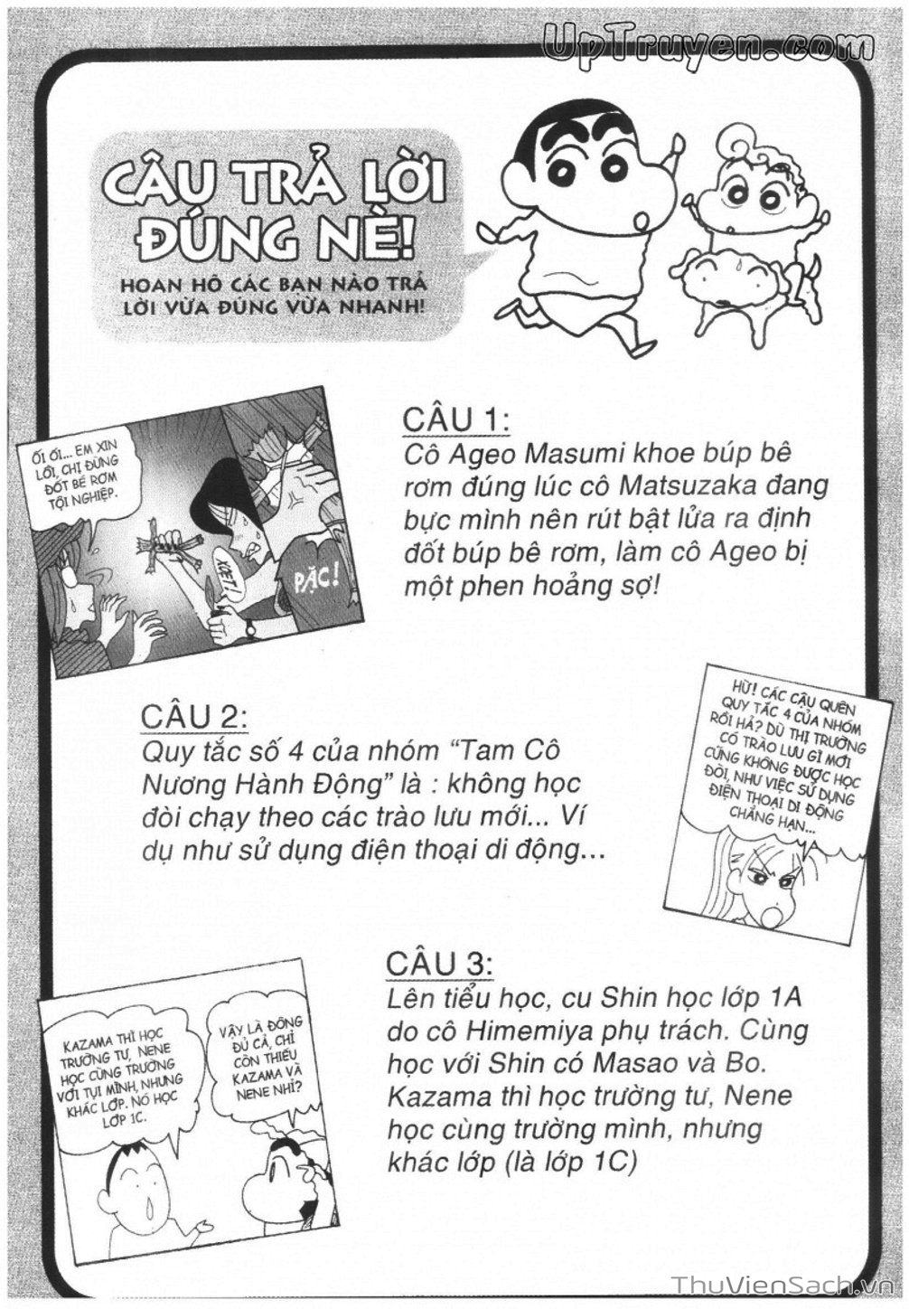 Truyện Tranh Shin - Cậu Bé Bút Chì trang 3