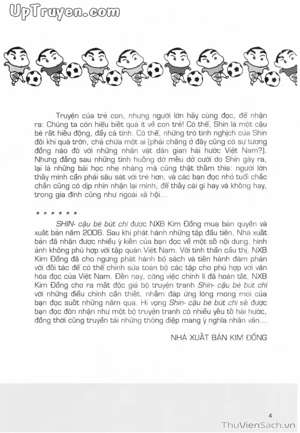 Truyện Tranh Shin - Cậu Bé Bút Chì trang 3