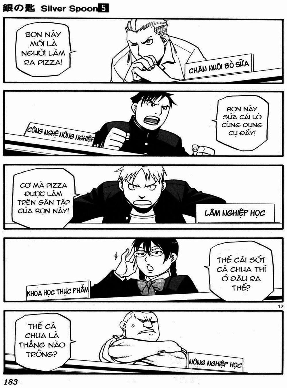 Truyện Tranh Chiếc Muỗng Bạc - Silver Spoon trang 4