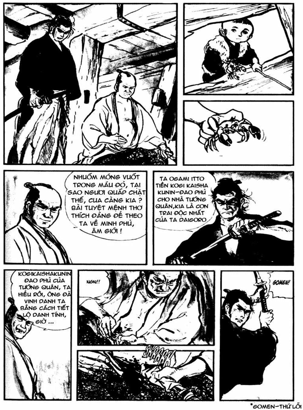 Truyện Tranh Sói Mang Con - Lone Wolf And Cub trang 5