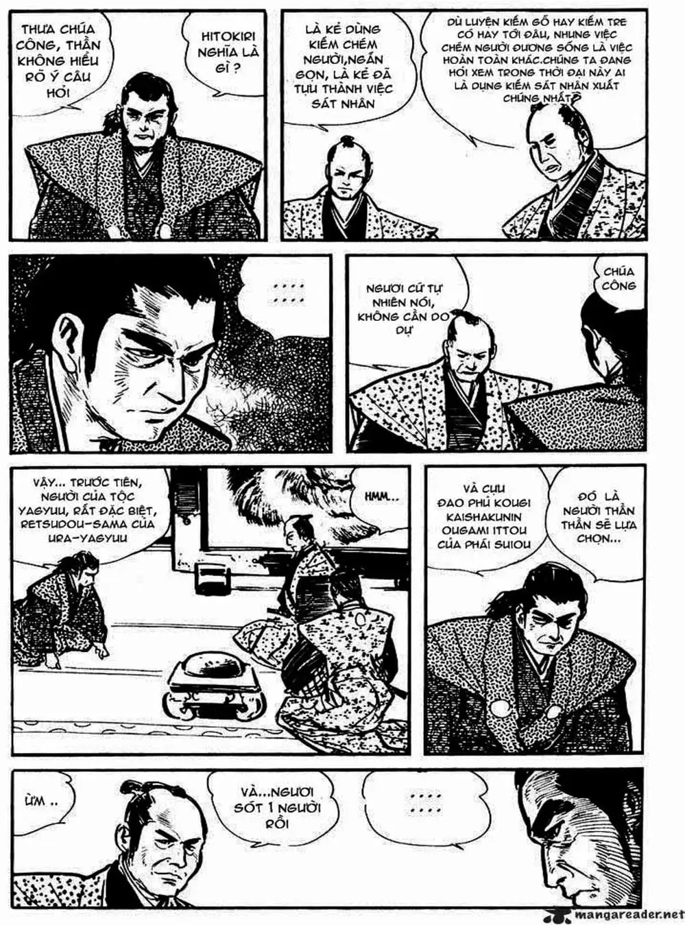 Truyện Tranh Sói Mang Con - Lone Wolf And Cub trang 5