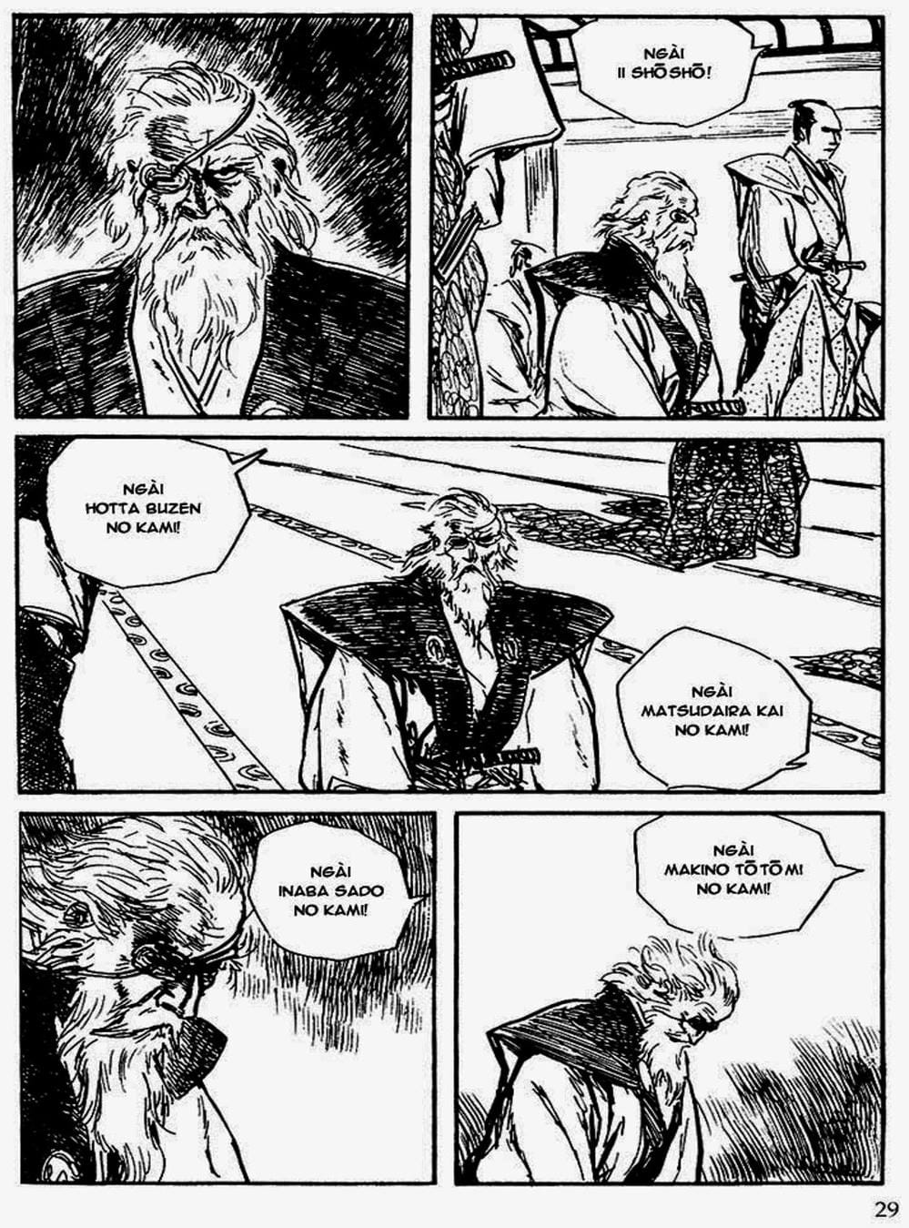 Truyện Tranh Sói Mang Con - Lone Wolf And Cub trang 5