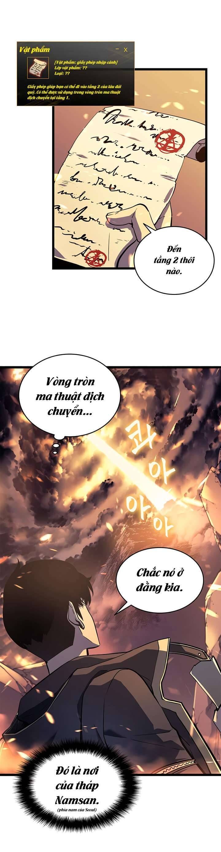 Truyện Tranh Tôi Thăng Cấp Một Mình - Solo Leveling trang 3