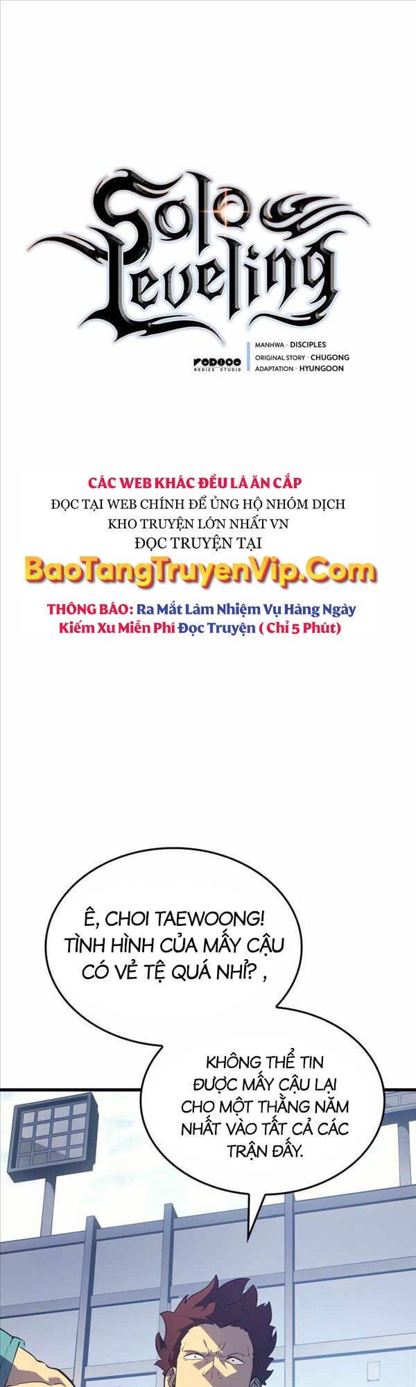 Truyện Tranh Tôi Thăng Cấp Một Mình - Solo Leveling trang 3