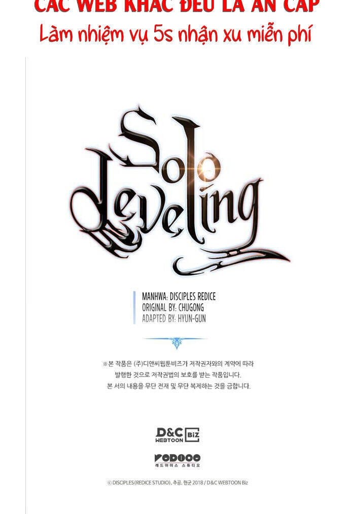 Truyện Tranh Tôi Thăng Cấp Một Mình - Solo Leveling trang 3