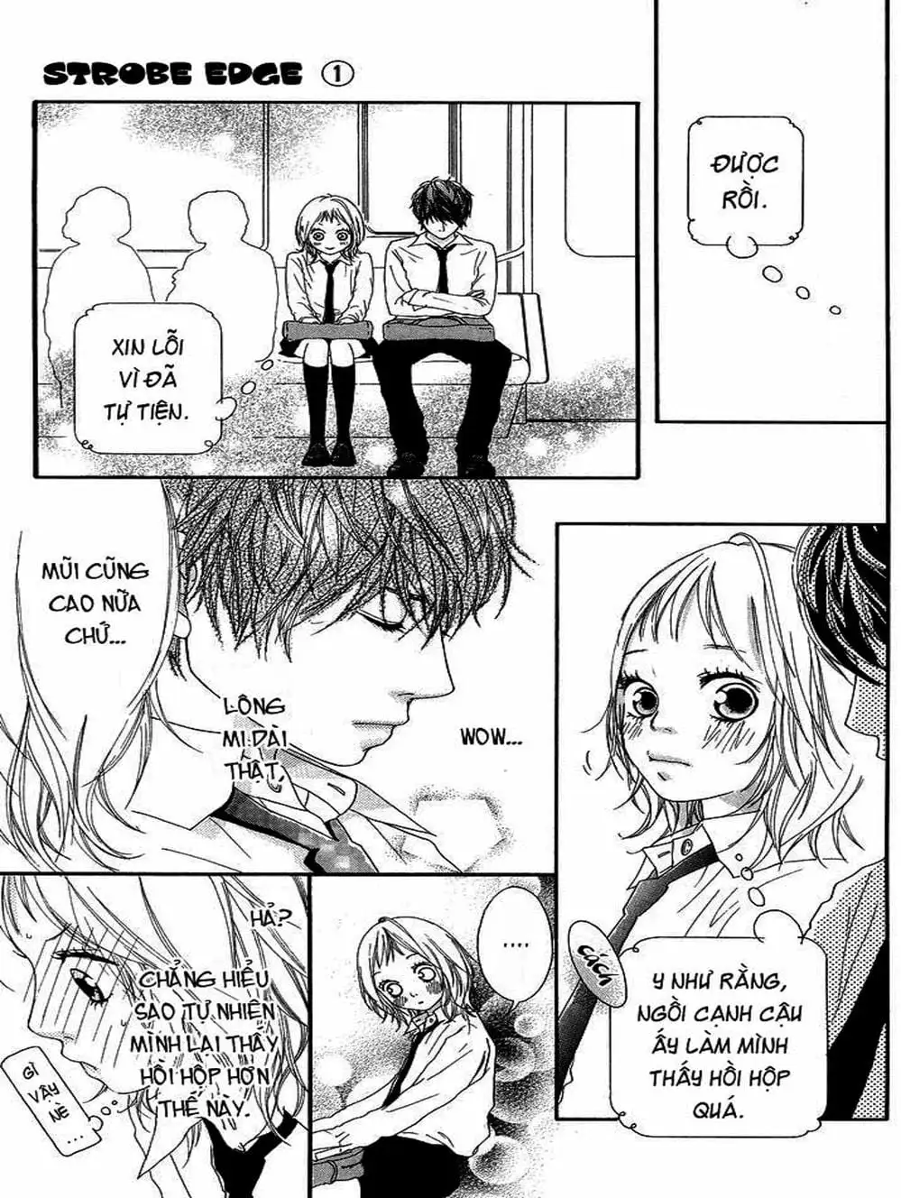Truyện Tranh Tình Yêu Lấp Lánh - Strobe Edge trang 5