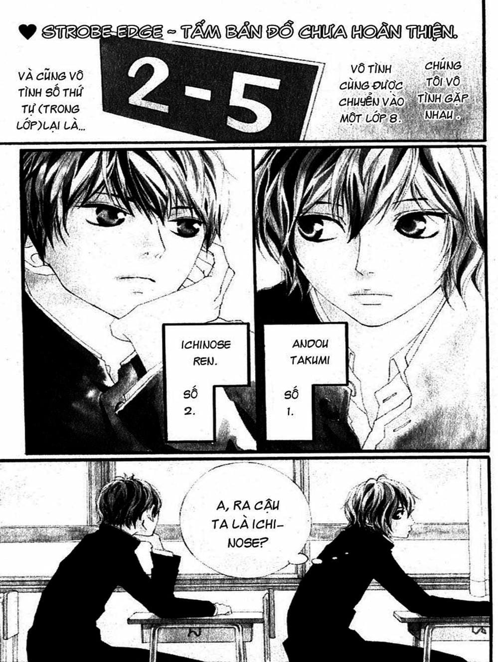 Truyện Tranh Tình Yêu Lấp Lánh - Strobe Edge trang 5