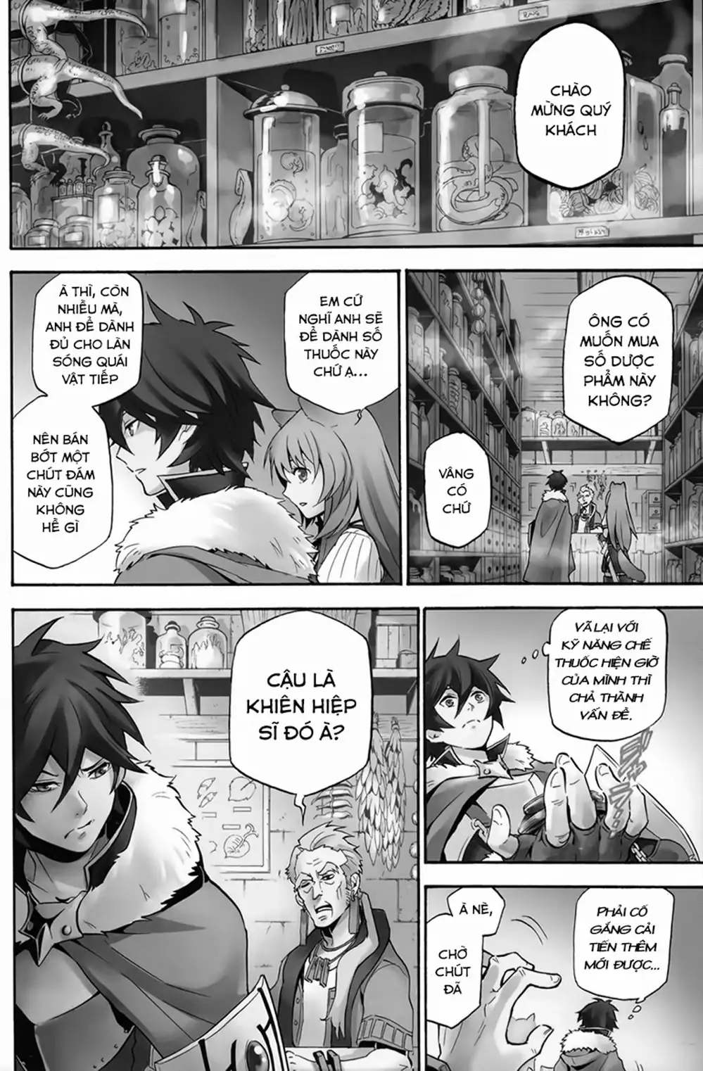 Truyện Tranh Sự Trỗi Dậy Của Anh Hùng Khiên trang 6