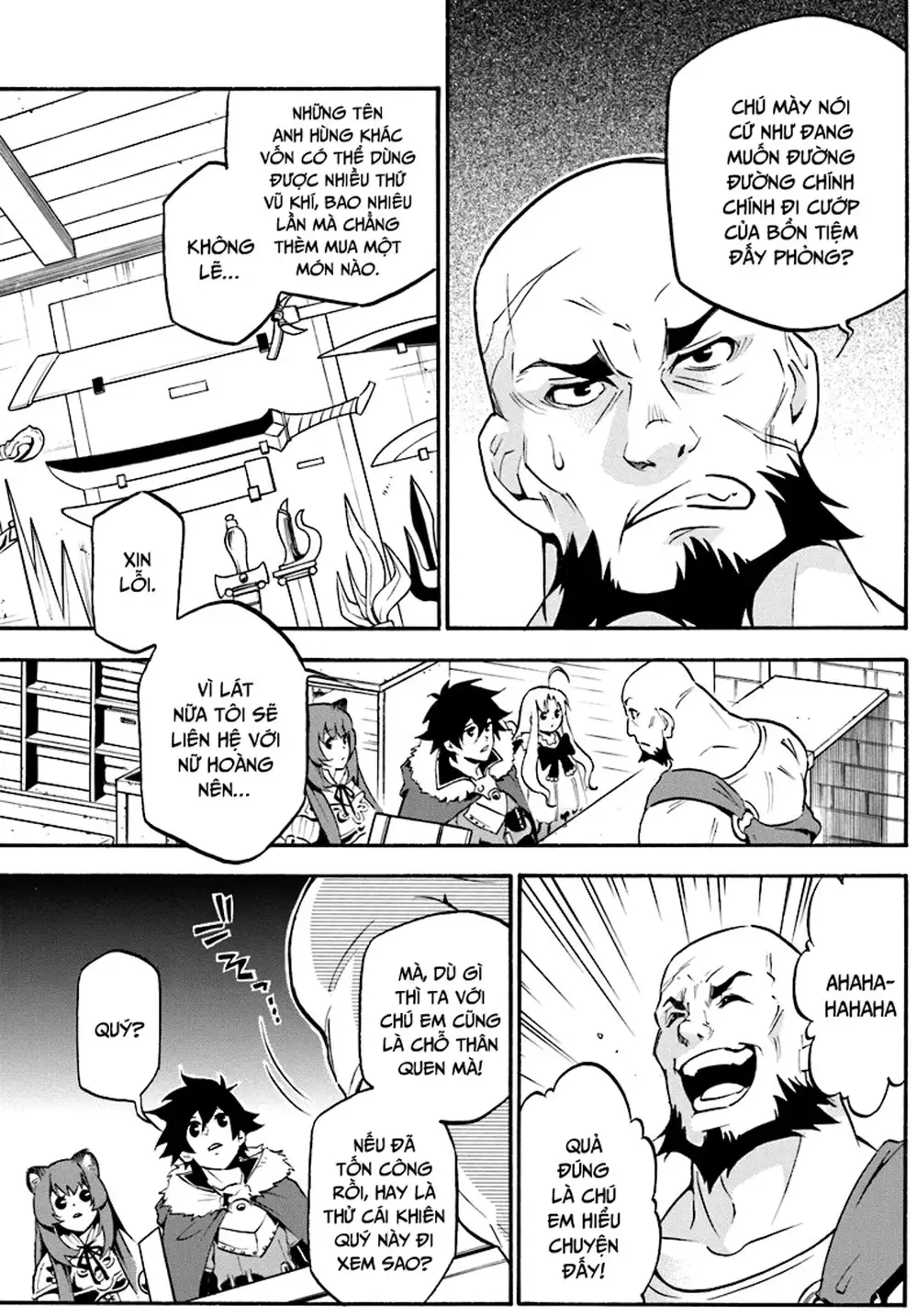 Truyện Tranh Sự Trỗi Dậy Của Anh Hùng Khiên trang 6