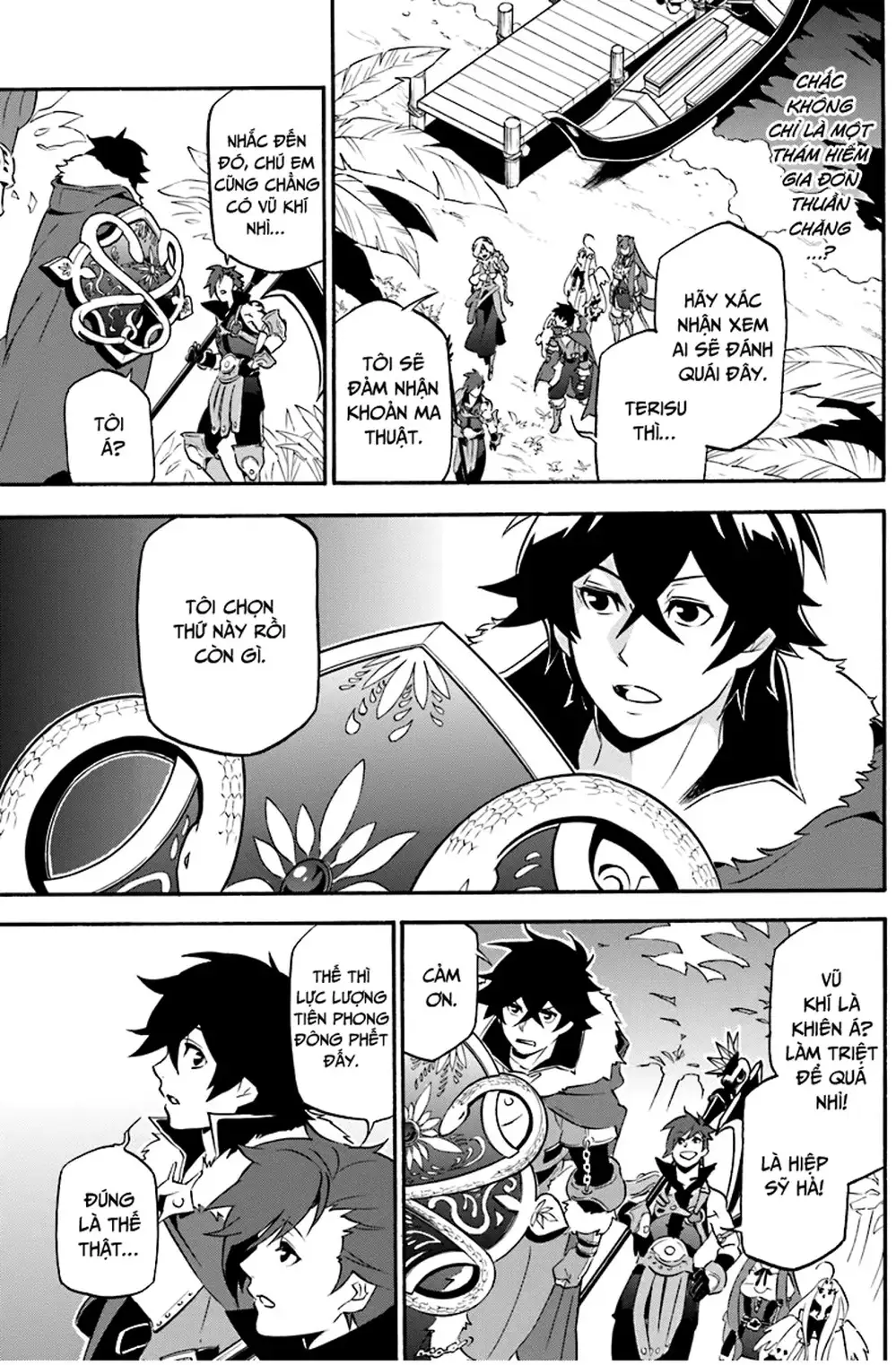 Truyện Tranh Sự Trỗi Dậy Của Anh Hùng Khiên trang 6