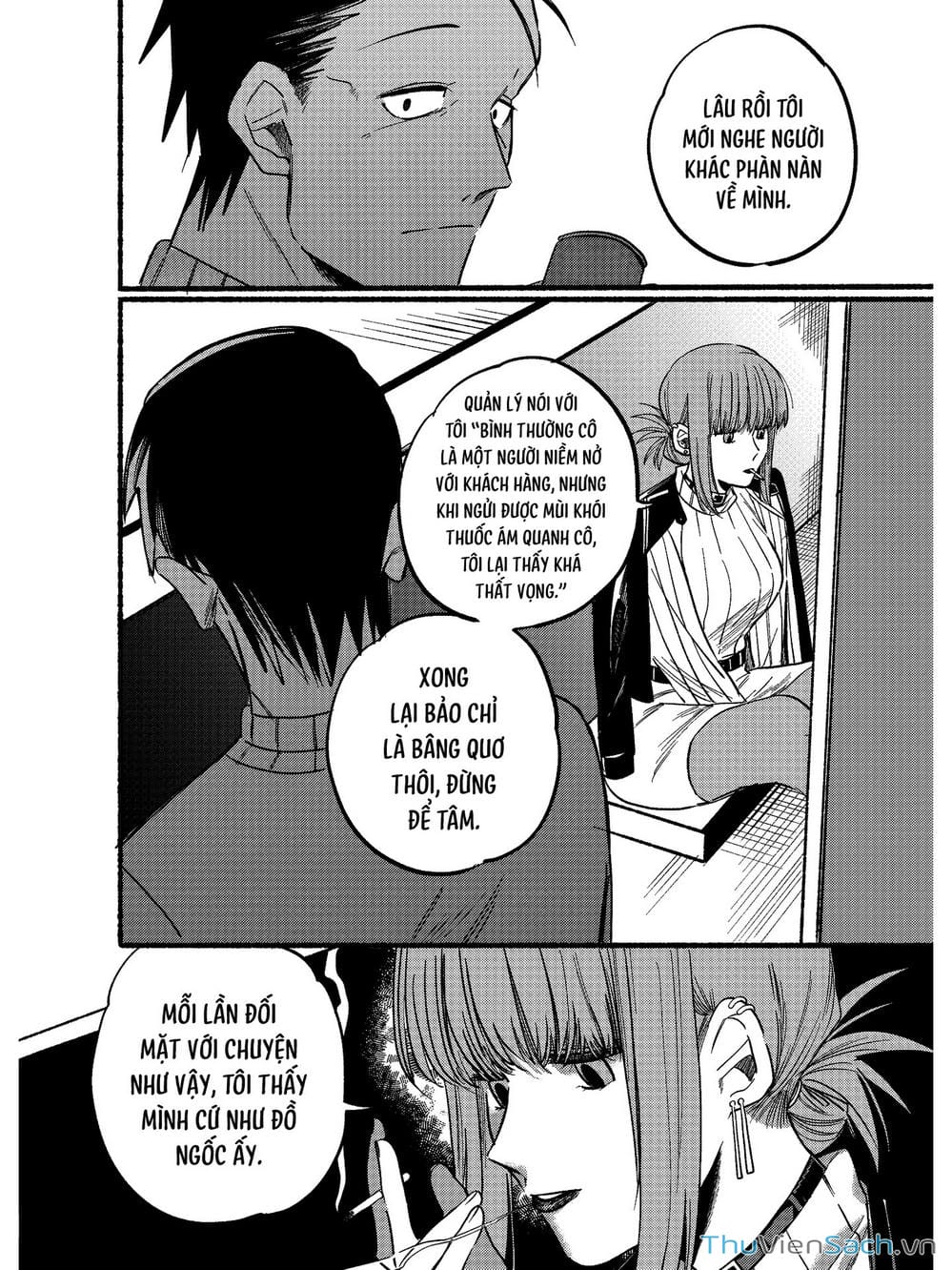 Truyện Tranh Tại Phía Sau Siêu Thị Cùng Em Hút Thuốc - Suupaa No Ura Yani Suu Hanashi trang 4