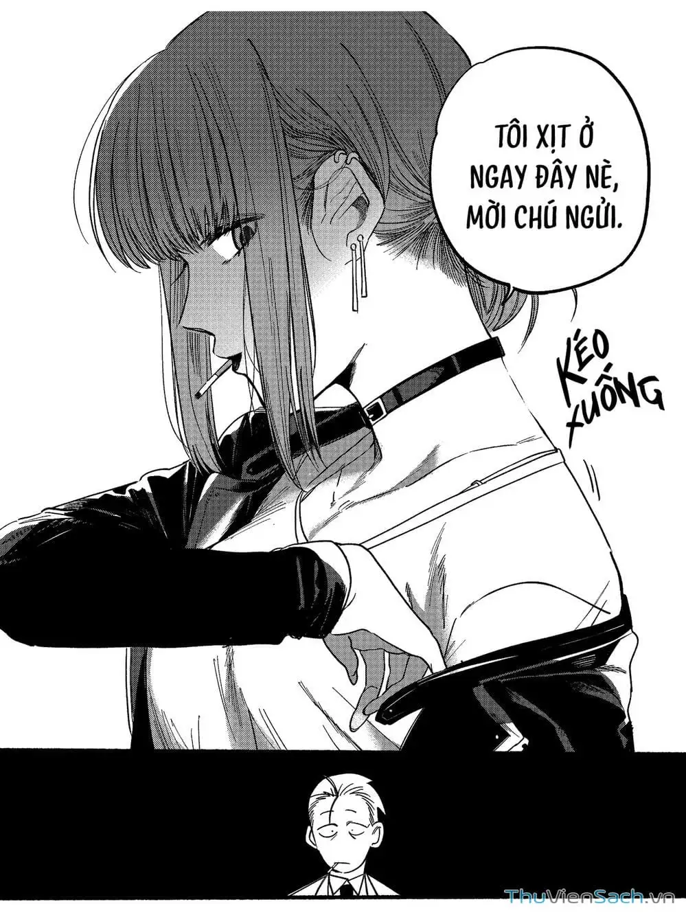 Truyện Tranh Tại Phía Sau Siêu Thị Cùng Em Hút Thuốc - Suupaa No Ura Yani Suu Hanashi trang 4