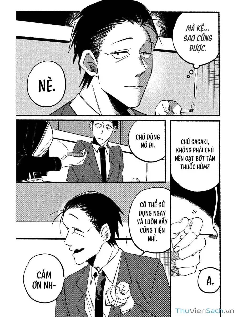 Truyện Tranh Tại Phía Sau Siêu Thị Cùng Em Hút Thuốc - Suupaa No Ura Yani Suu Hanashi trang 4