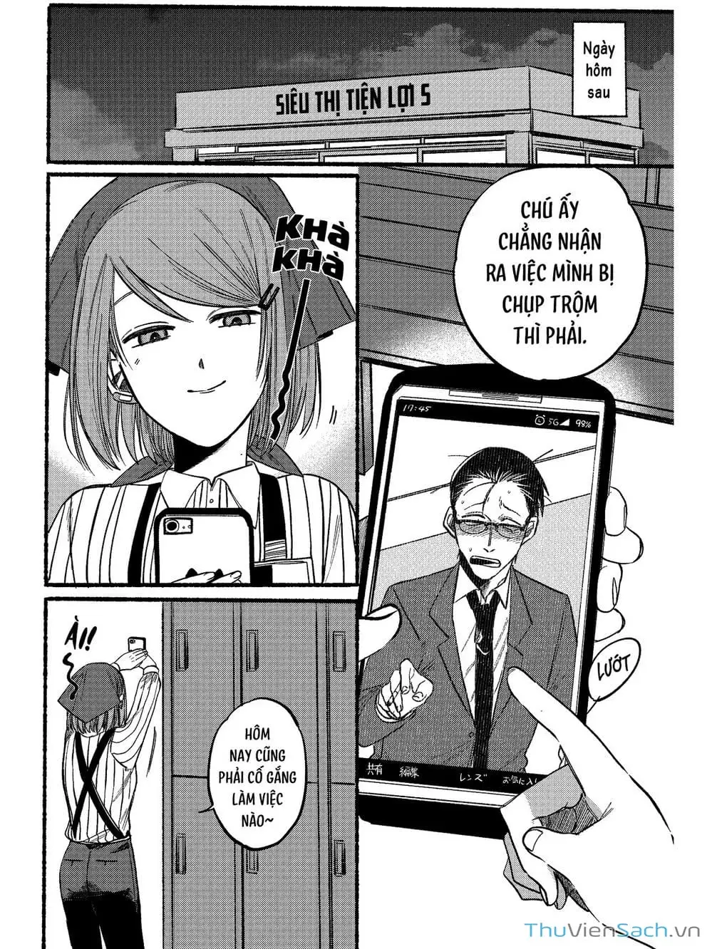 Truyện Tranh Tại Phía Sau Siêu Thị Cùng Em Hút Thuốc - Suupaa No Ura Yani Suu Hanashi trang 4