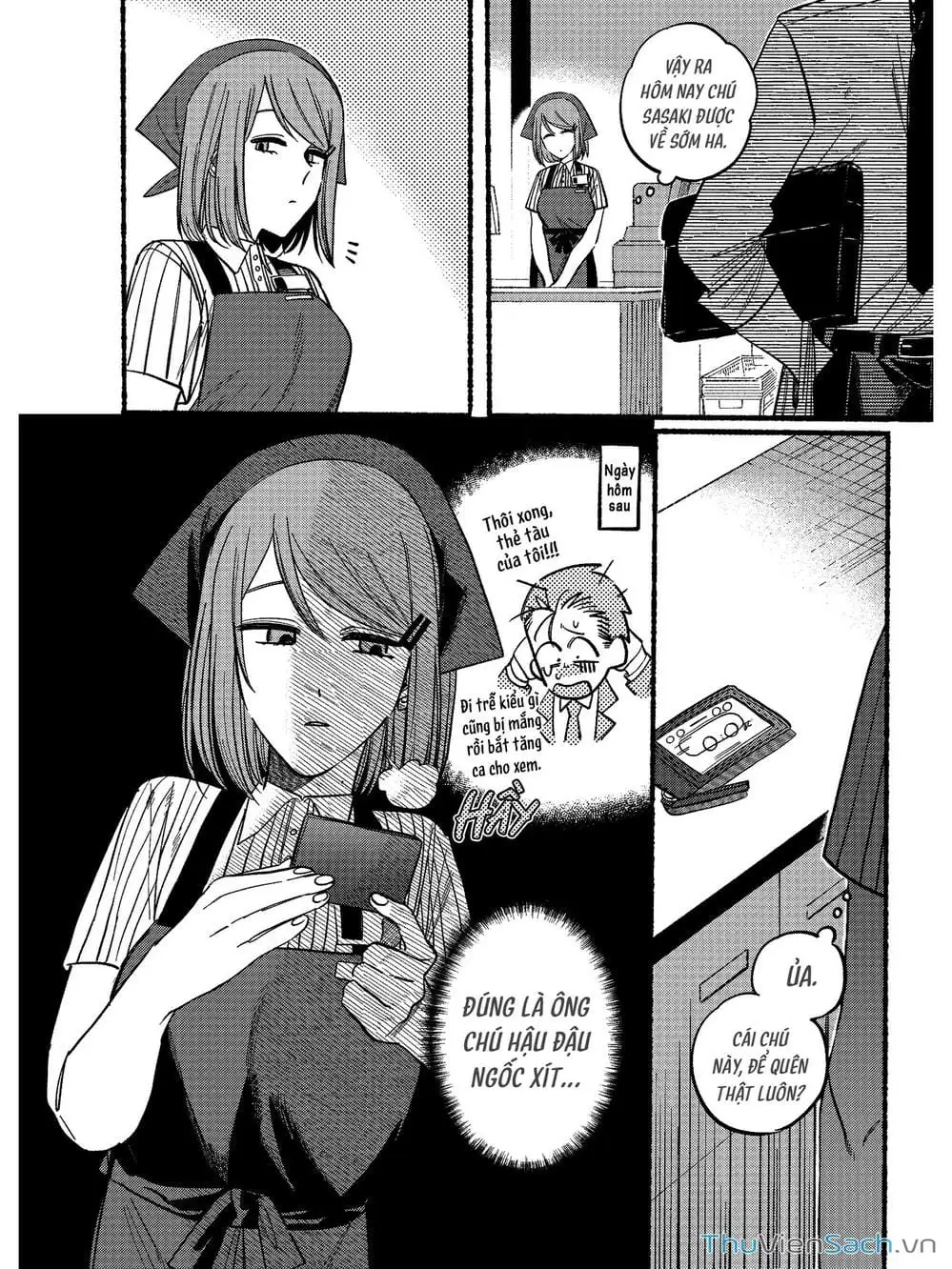 Truyện Tranh Tại Phía Sau Siêu Thị Cùng Em Hút Thuốc - Suupaa No Ura Yani Suu Hanashi trang 4